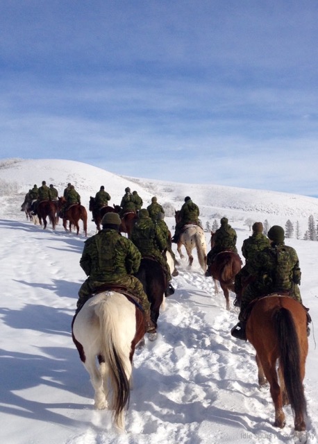 King's Own Calgary Regiment - Exercise Mounted Scout