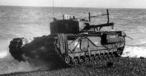 Dieppe 75, King's Own, KOCR, tank, armour, RCAC